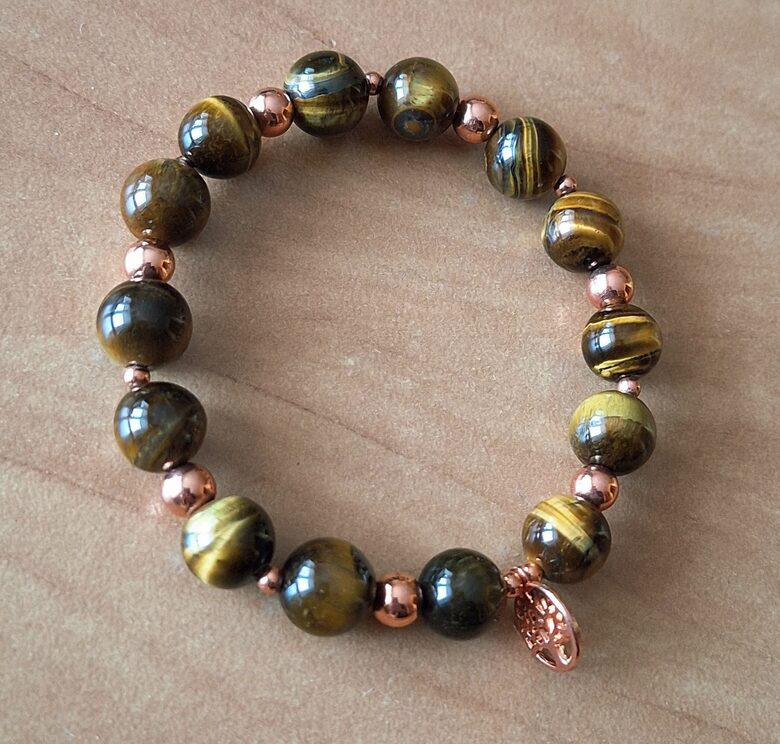 Tīģeracs rokassprādze ar dzīvības koku – 16cm – APR-04