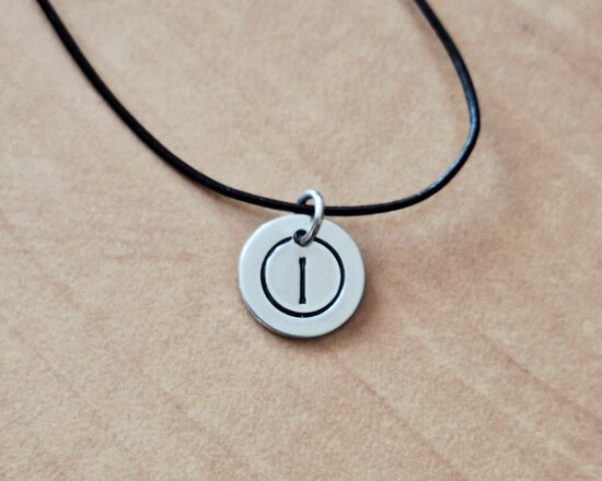 Pendant “ISA” – amulet of self-confidence – 12mm – RUNE-11