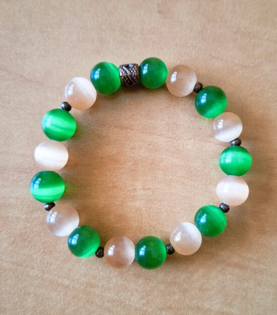 Rokassprādze “Brūnā kaķa acs” – 15cm – APR-01